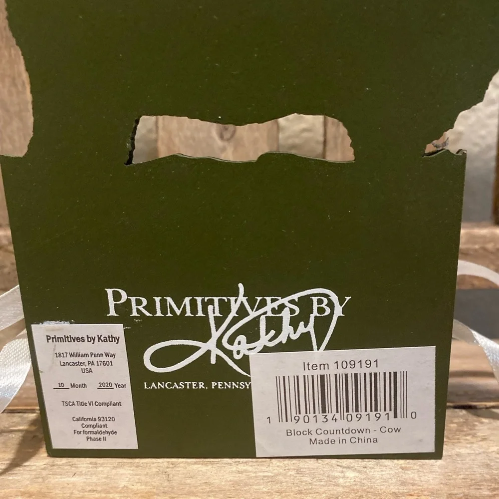 Cow Countdown Calendar To Spring Primitives By Kathy